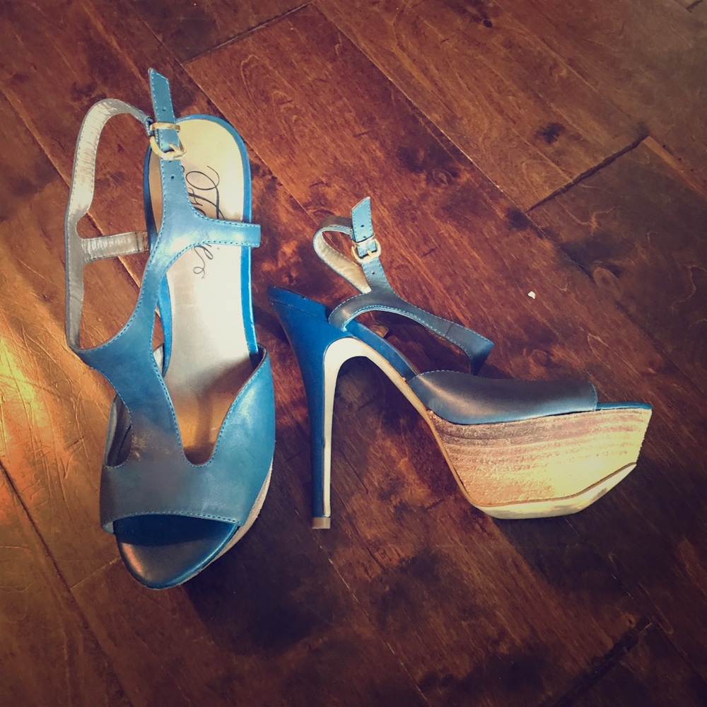 Fergie Heels (blue)